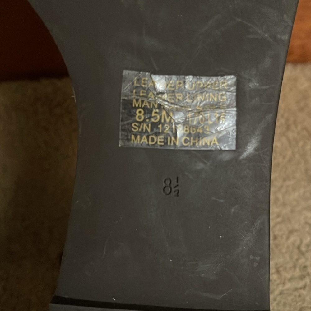 Tory Burch Beige Black Python Embossed Leather Mi… - image 9